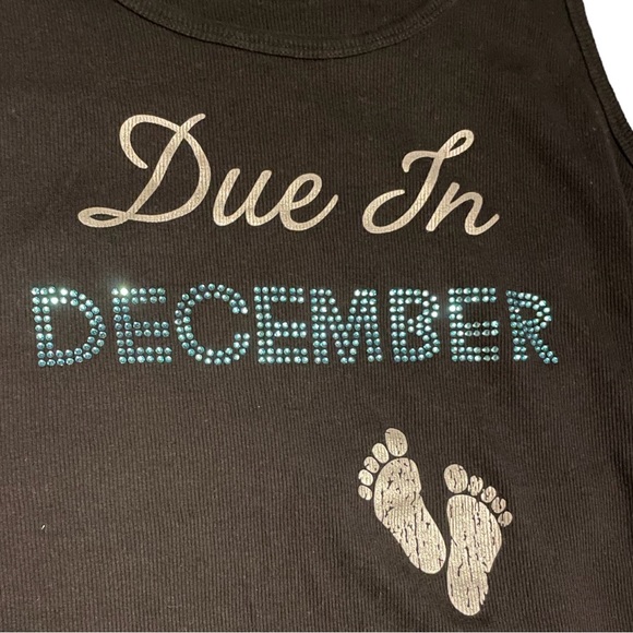 Motherhood Maternity Due in December Tank Top - Picture 3 of 5